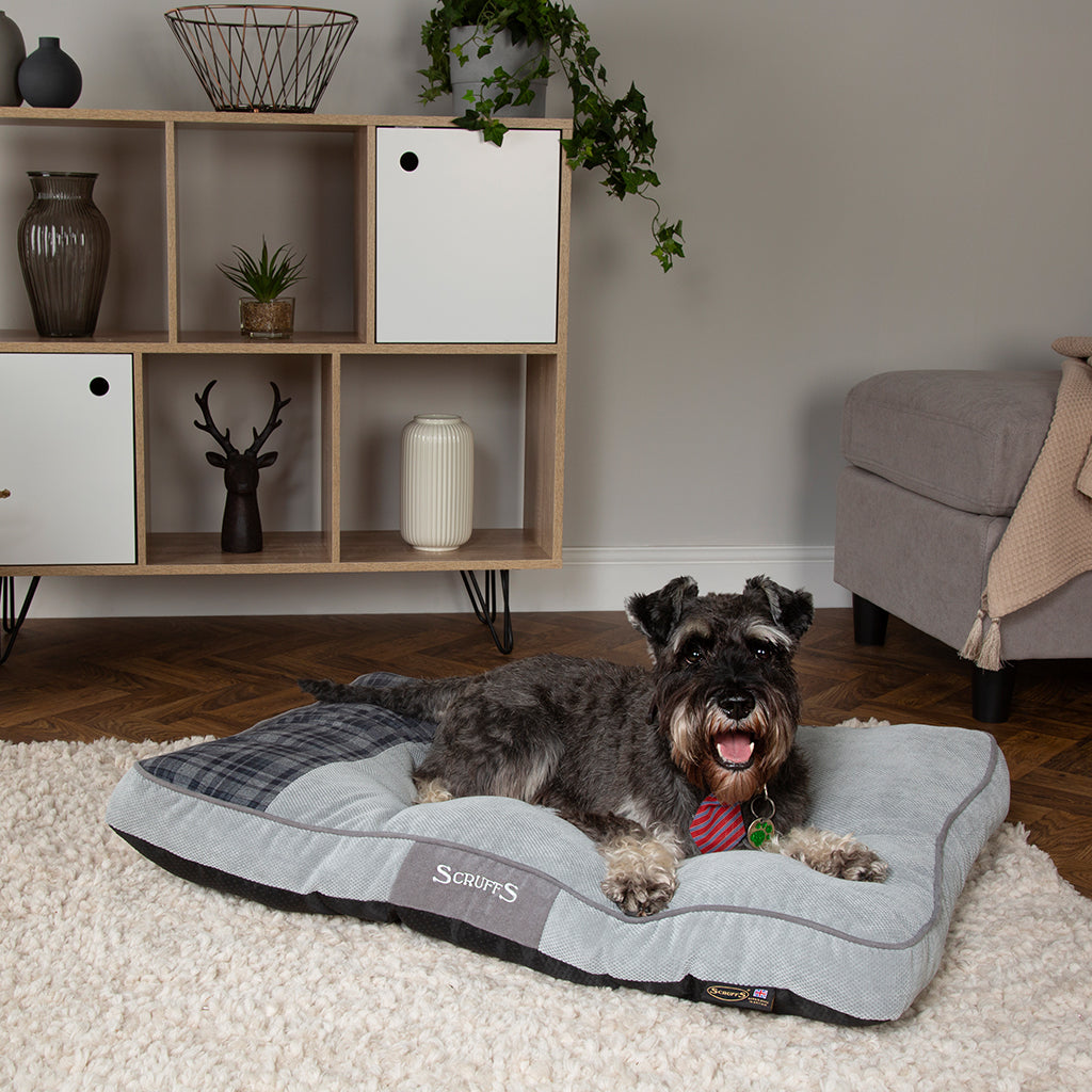 Highland Dog Mattress (in Blue, Red or Grey) by Scruffs