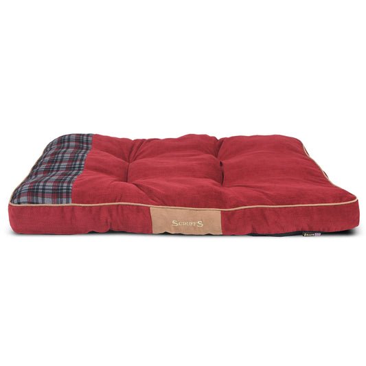 Highland Dog Mattress (in Blue, Red or Grey) by Scruffs