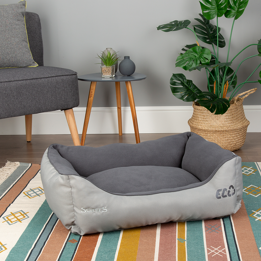 Eco Box Dog Bed (in Grey) by Scruffs