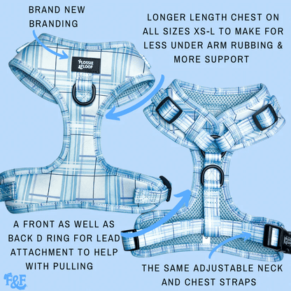 Oxford "Oasis" Adjustable Dog Harness – by Flossie & Floof
