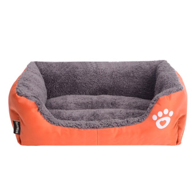 Pet Cat Dog Bed Warm Dog House Soft Fleece Nest Dog Baskets Mat Autumn Winter Waterproof Kennel S/M/L